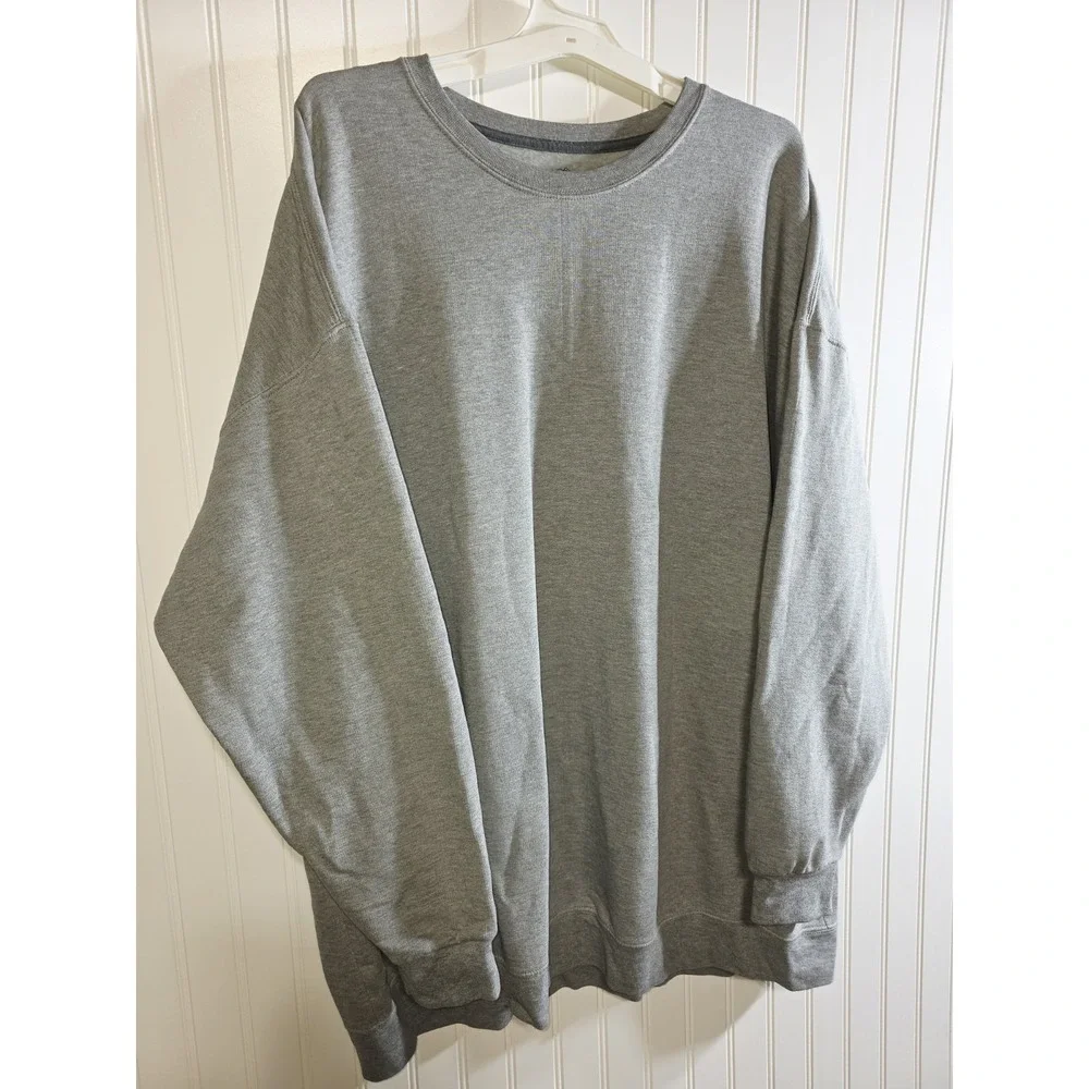 Fruit Of The Loom Big & Tall Gray Sweatshirt Sz 3XB